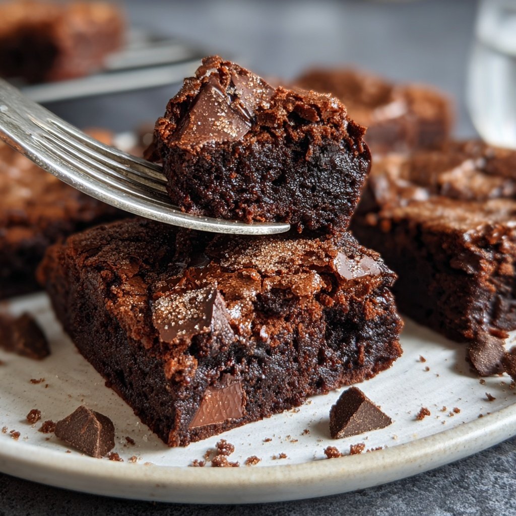 Cottage Cheese Brownies with Cinnamon Sugar