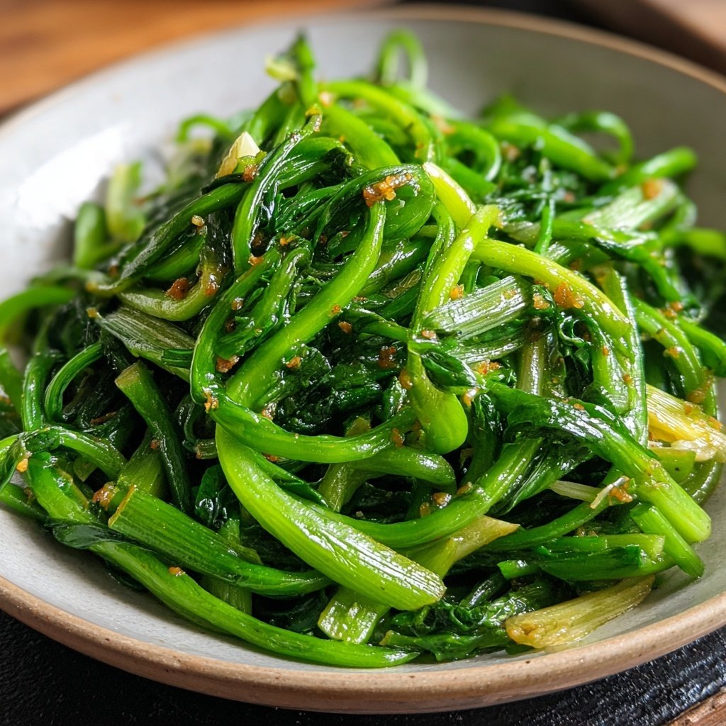 Jamaican Garlic Greens