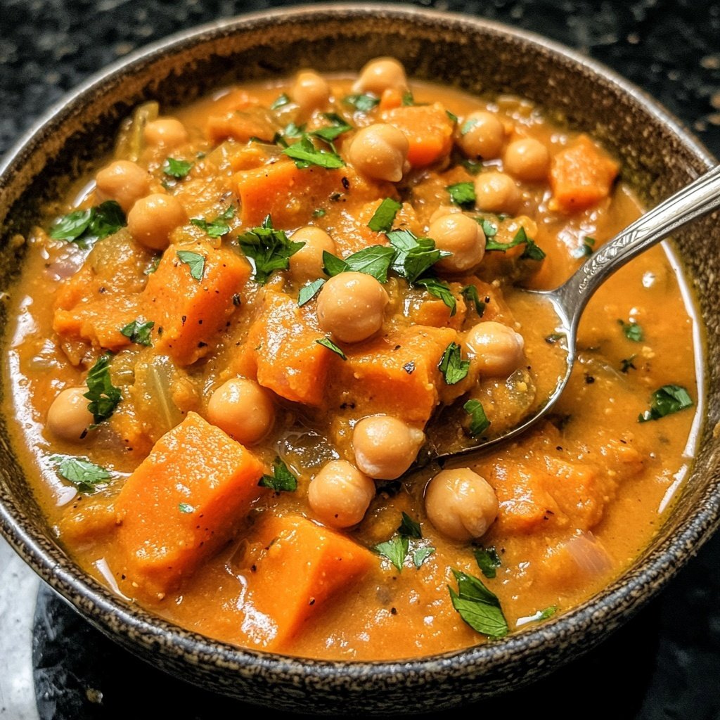 Jamaican Sweet Potato and Chickpea Stew