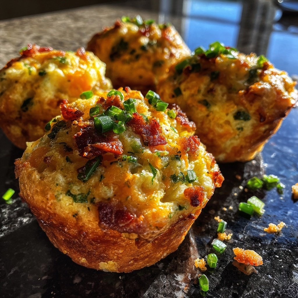 Spring Brunch Savory Breakfast Muffins