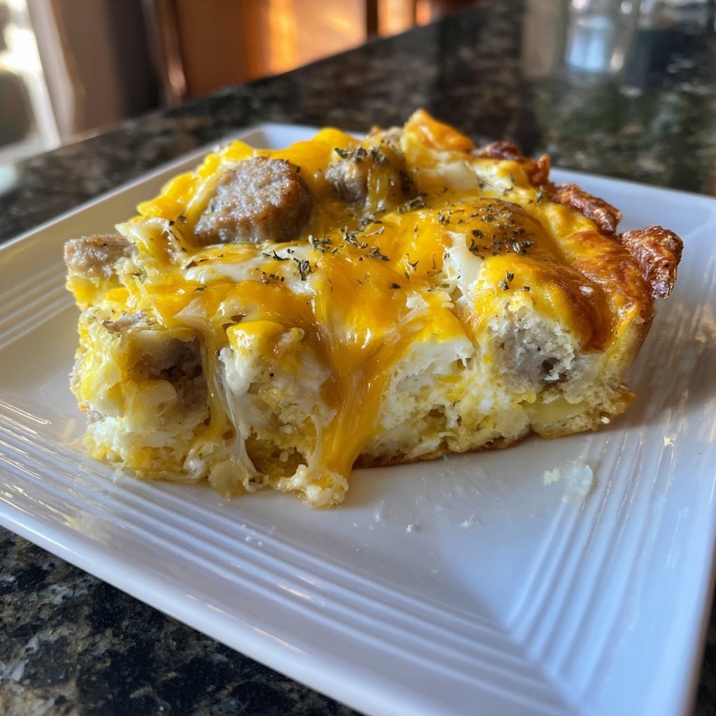 Keto Sausage And Egg Breakfast Bake