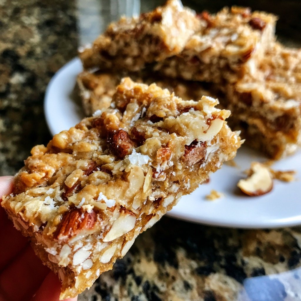 Vanilla Almond Breakfast Bars