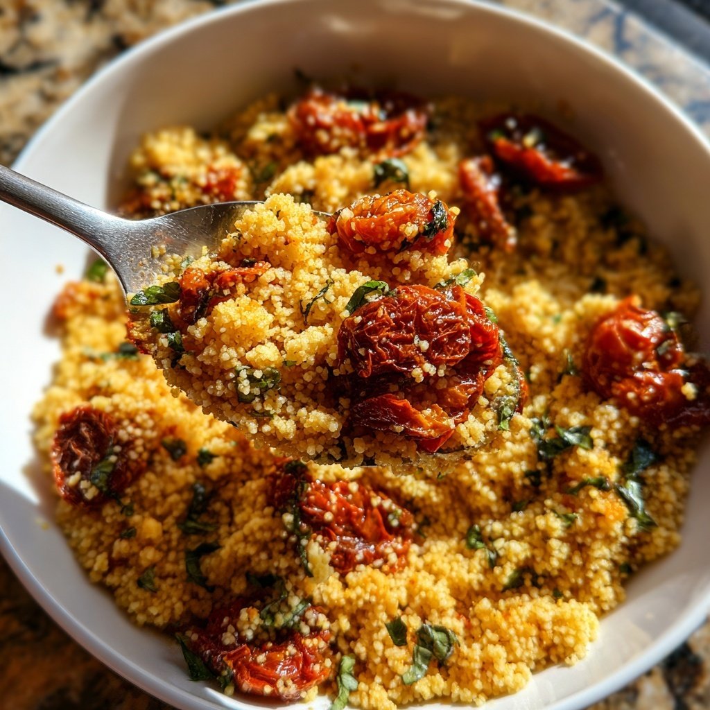 Roasted Tomato Basil Couscous
