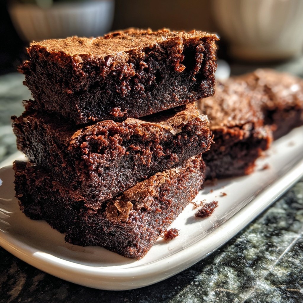 Cottage Cheese Brownies with Dark Cocoa