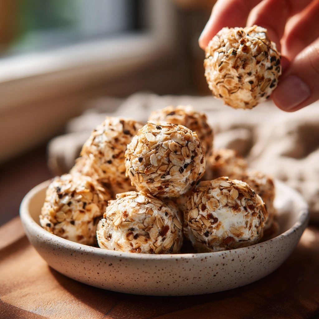 Cottage Cheese Protein Snack Balls