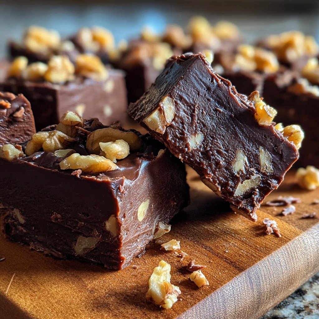 Chocolate Walnut Fudge
