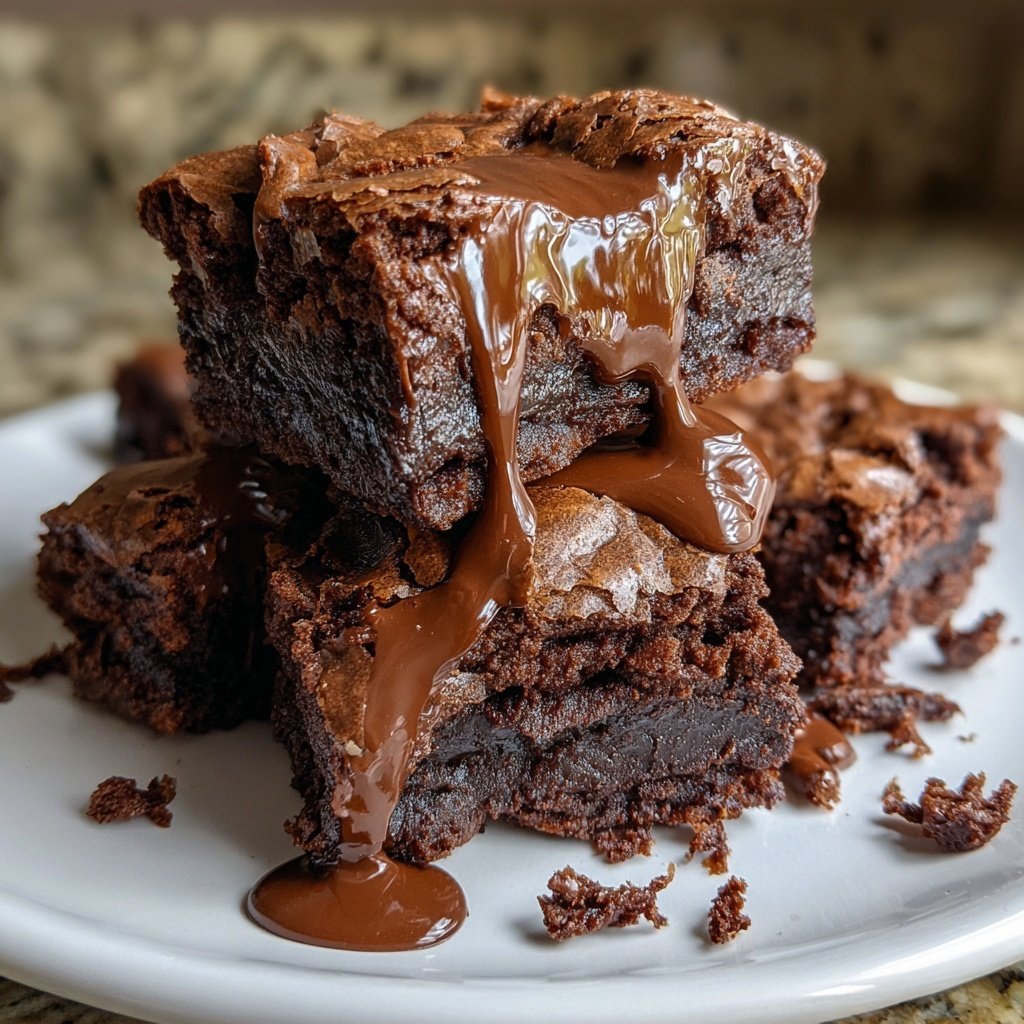 Brownie Mix Double Fudge Bars